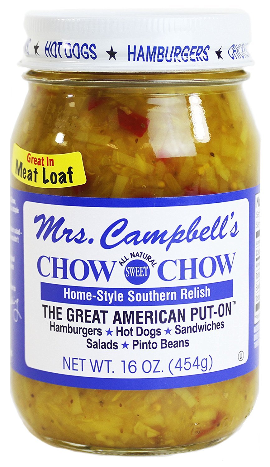 GOLDING FARMS chow chow en hot dog y ensalada, realza sabor y aporta crujiente