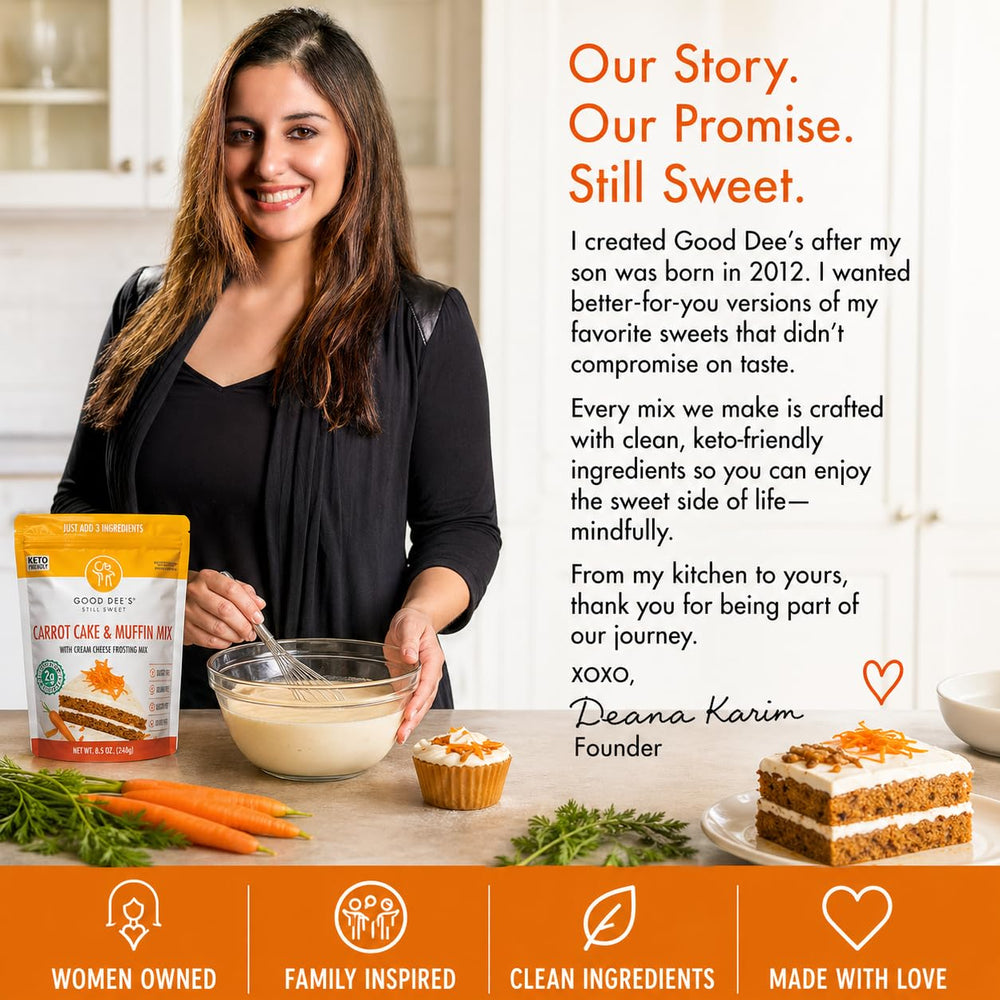 Good Dee's presentación en mesa de desayuno que inspira opciones sin gluten