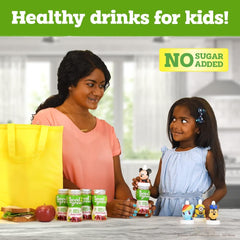 good2grow botella con tapa de personaje en uso, evita derrames