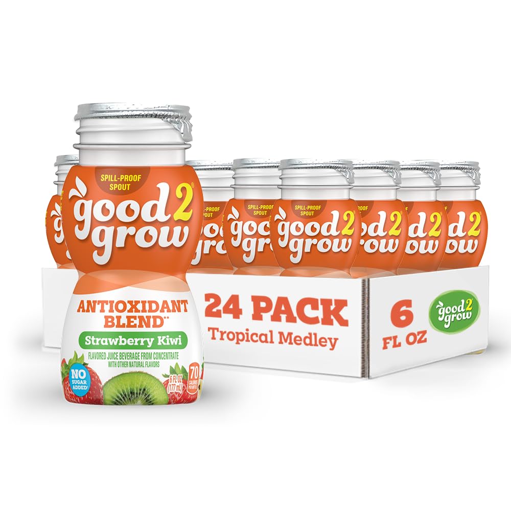 good2grow frente del paquete de 24 botellas, práctico y nutritivo