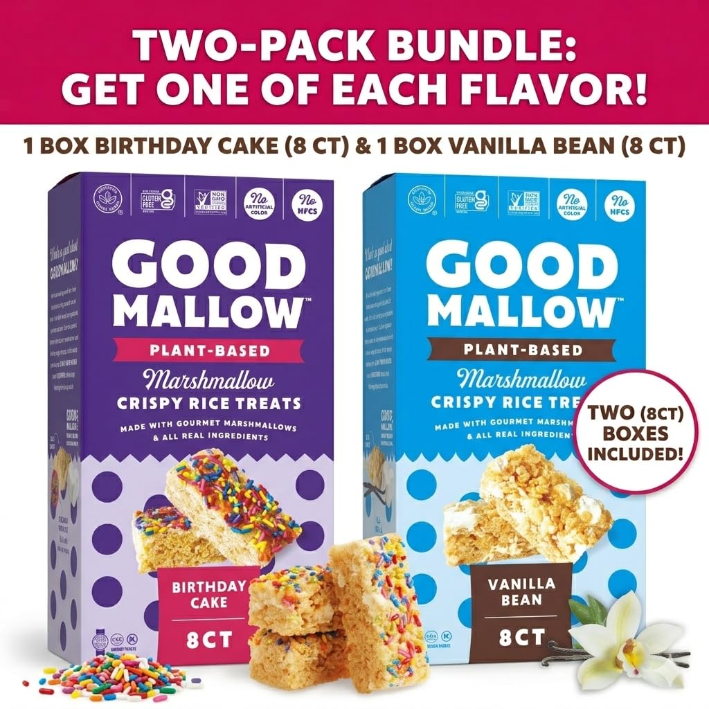 GoodMallow escena familiar en merienda, snack vegano disfrutado por niños