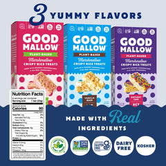 GoodMallow barrita envuelta individualmente, conveniente y portátil