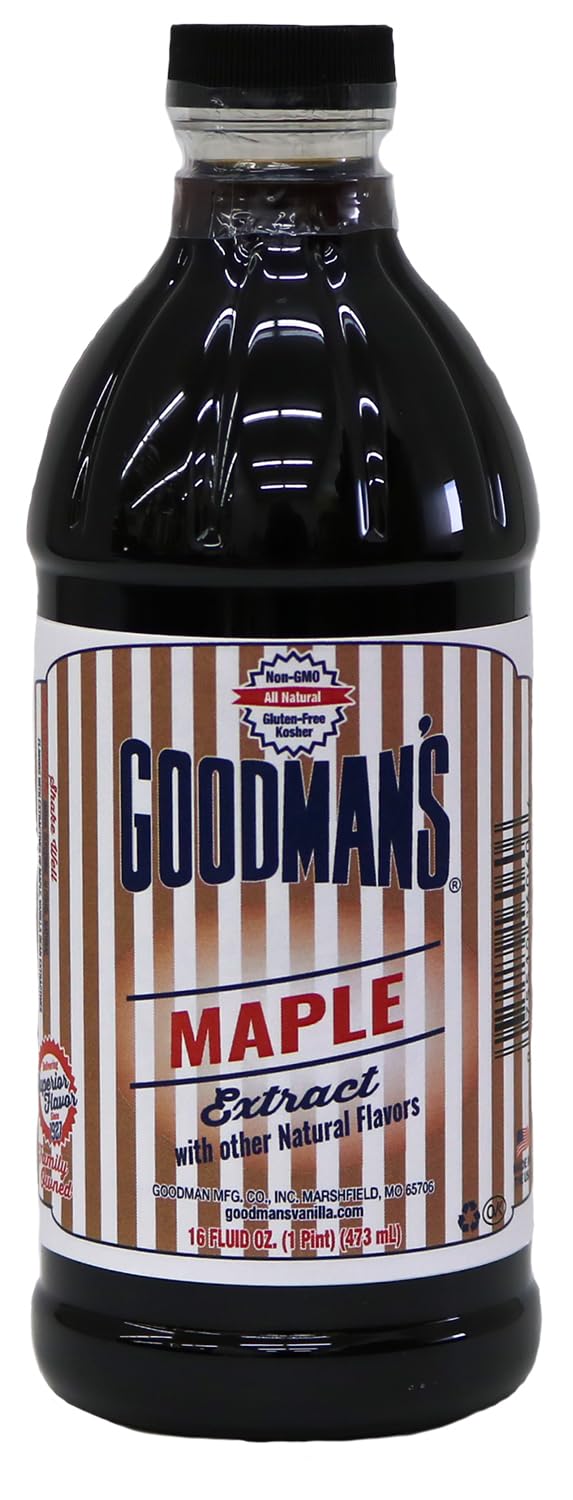 Goodman's botella frontal mostrando presentación de 1 pinta y beneficio aromático