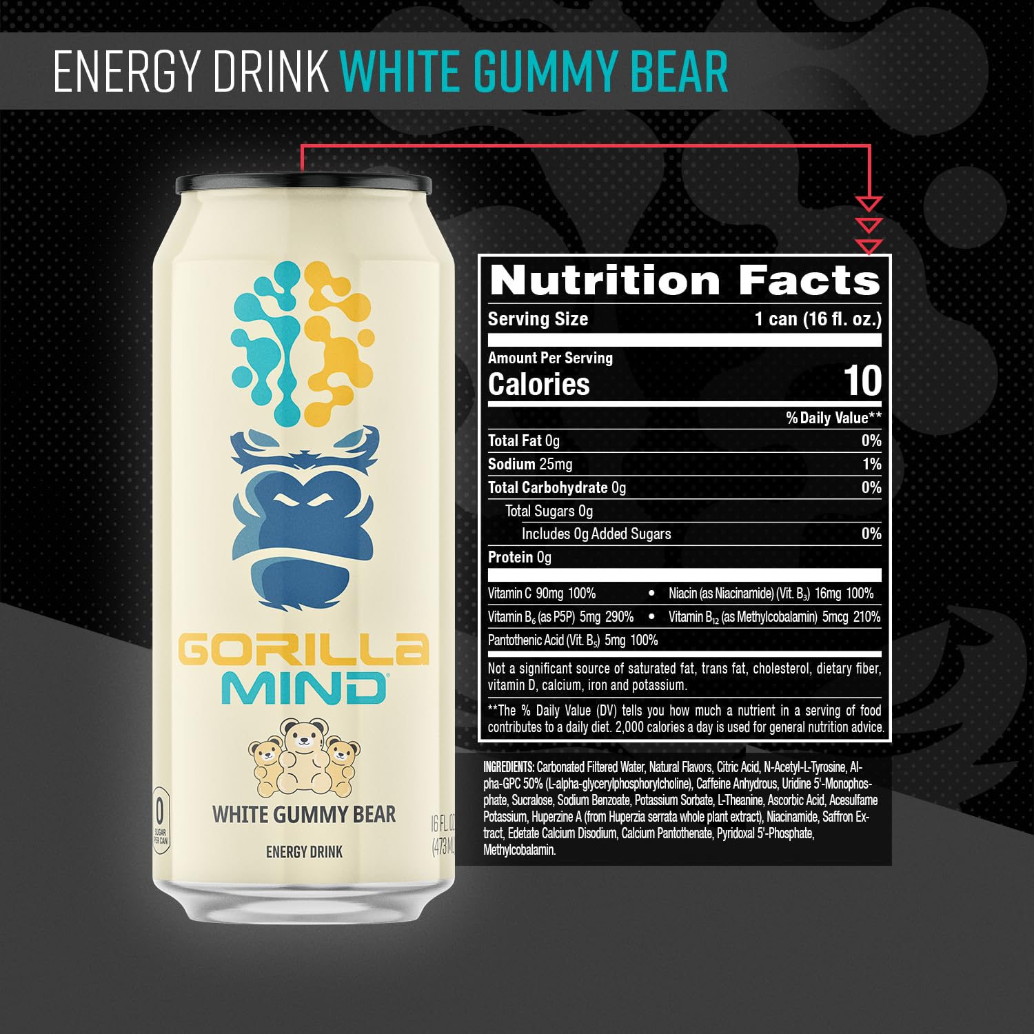 Gorilla Mind textura de la bebida servida, claridad y carbonatación visibles para disfrute