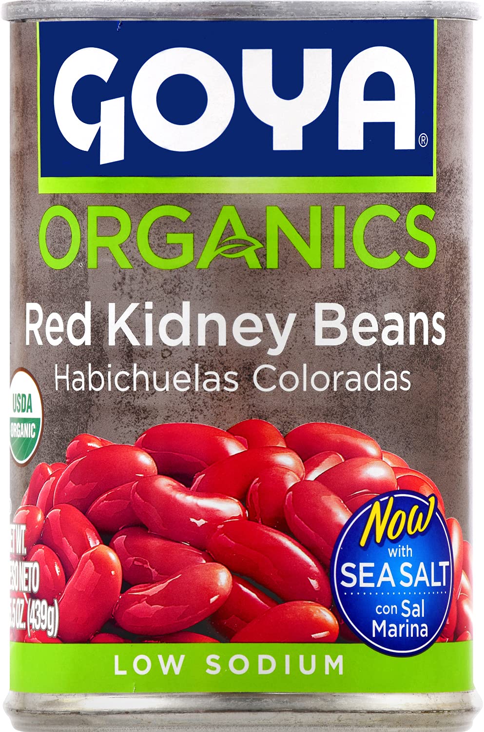 Goya frijoles rojos en ensalada bowl listos para servir beneficio de comida rápida y nutritiva