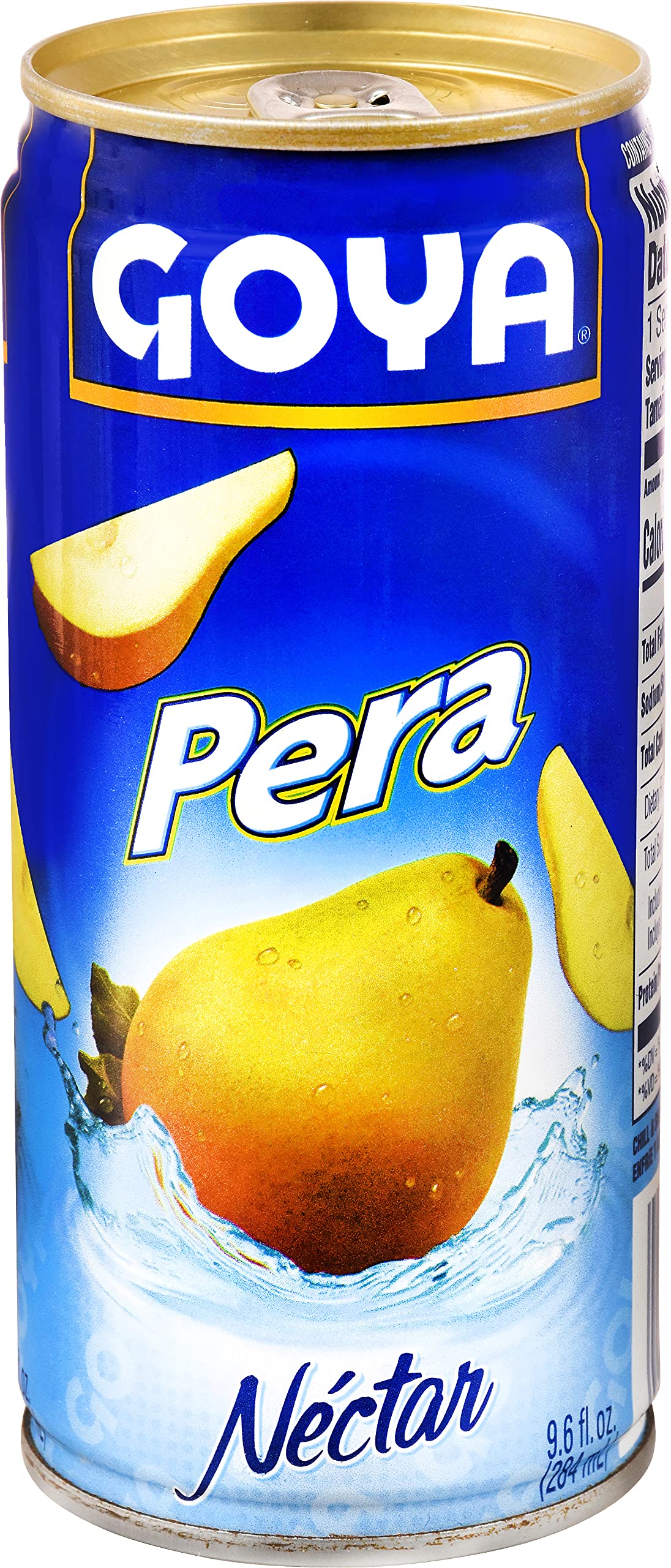 Goya néctar de pera servido en un batido fresco como ingrediente versátil