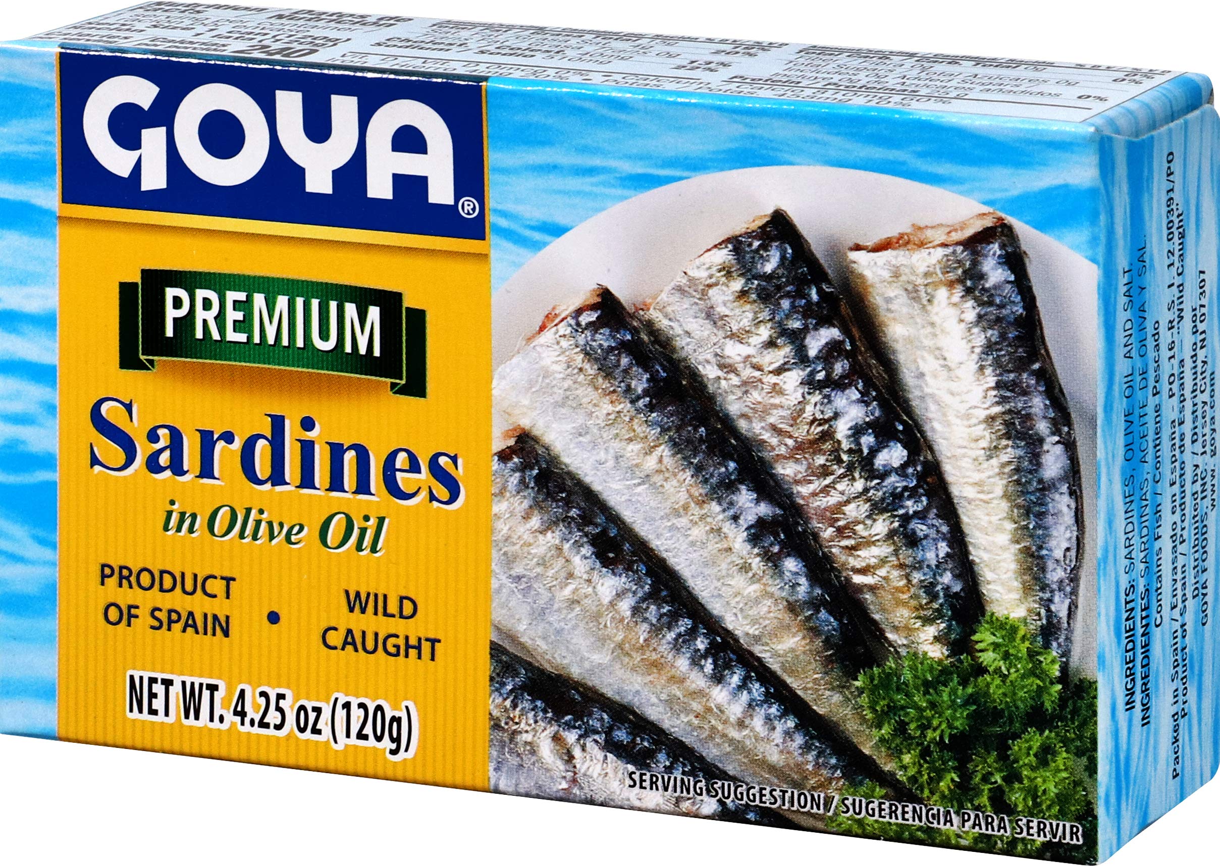 Goya sardinas servidas en tostada ideal para recetas rápidas