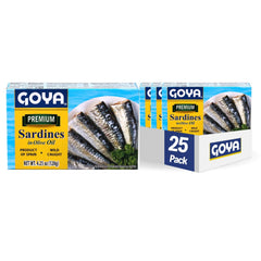 Goya sardinas frontal lata mostrando etiqueta y presentación beneficios práctica