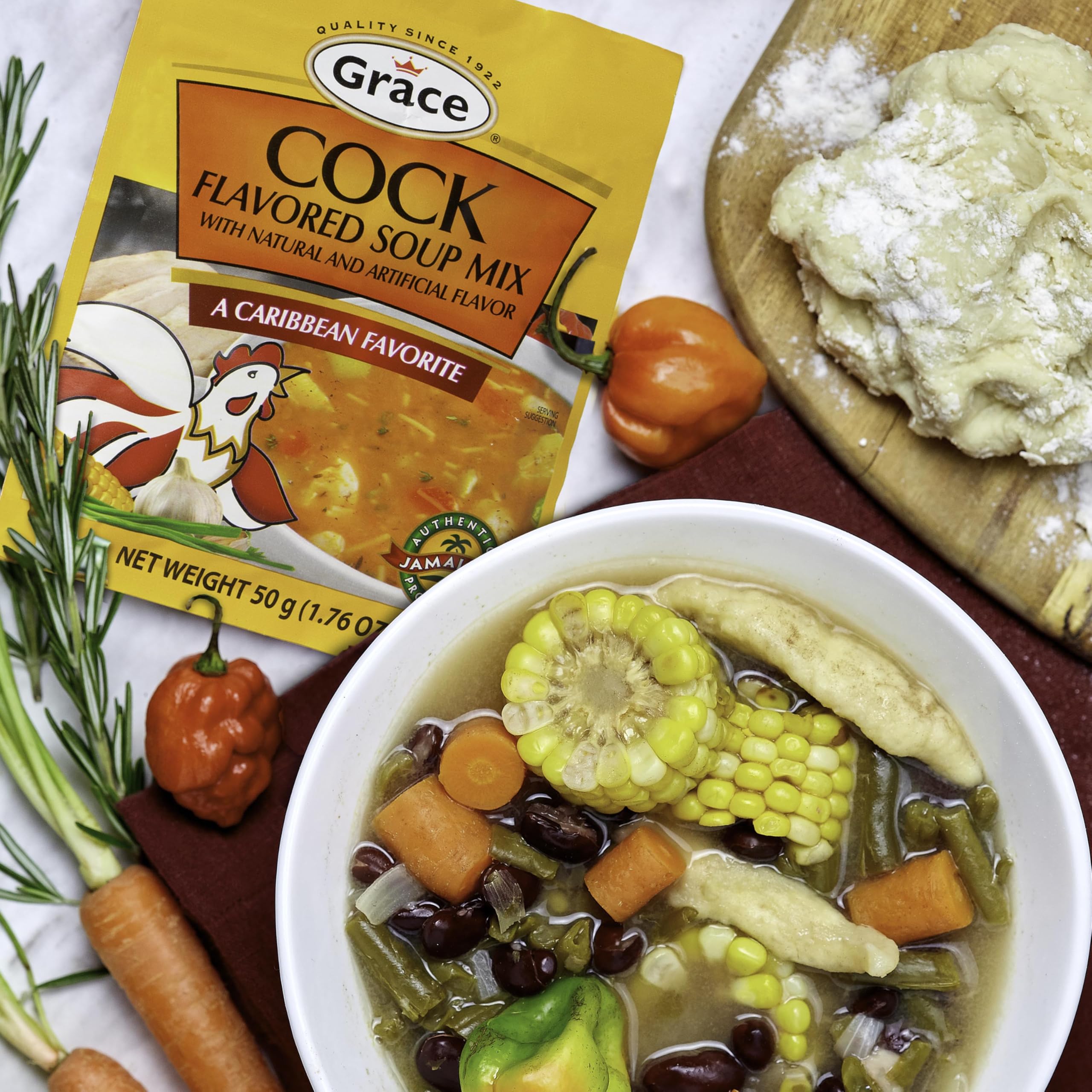 Grace sopa Pumpkin en tazón, color y cremosidad que aporta energía y sabor
