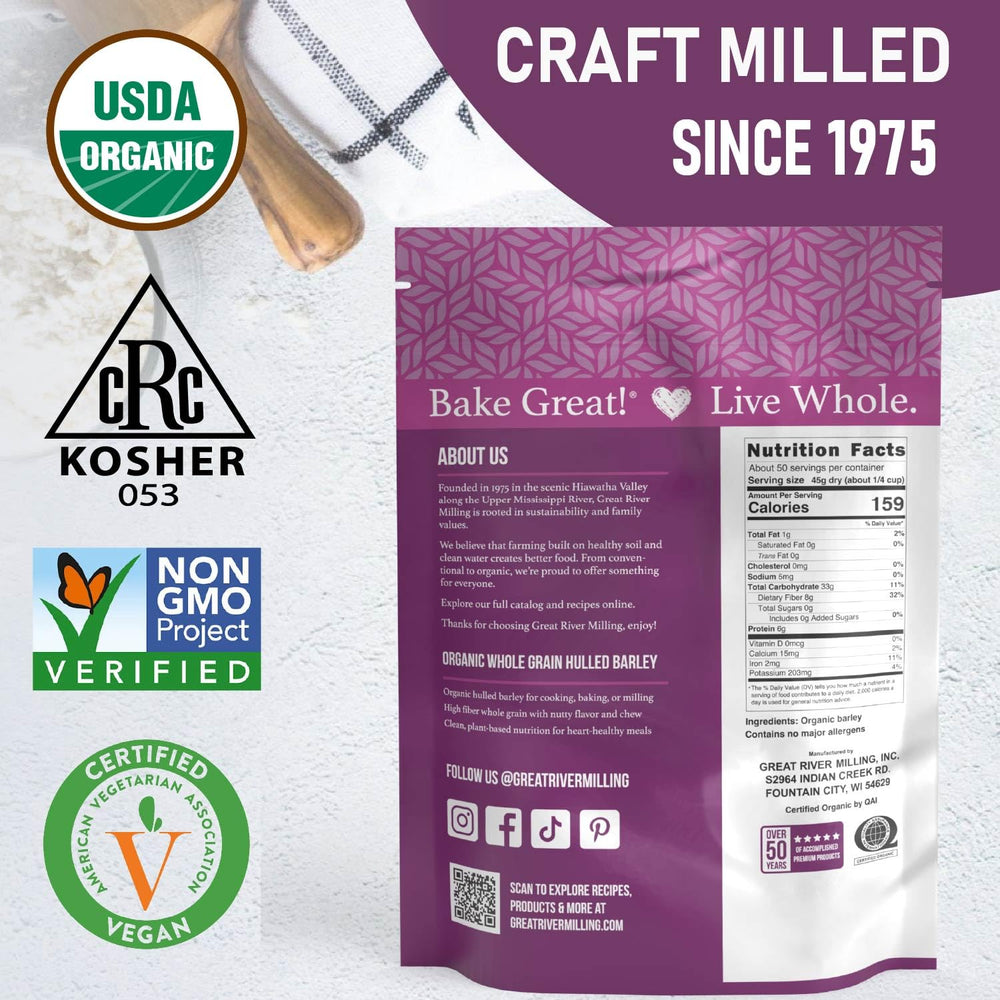 Great River Milling chef usando cebada en cocina profesional, ingrediente versátil