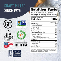 Great River Milling textura de la harina sin gluten, consistencia fina útil