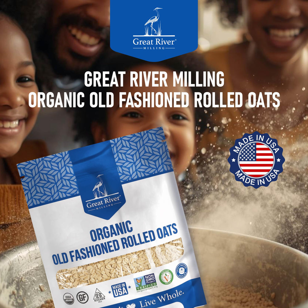 Great River Milling empaque abierto en despensa para almacenamiento fácil