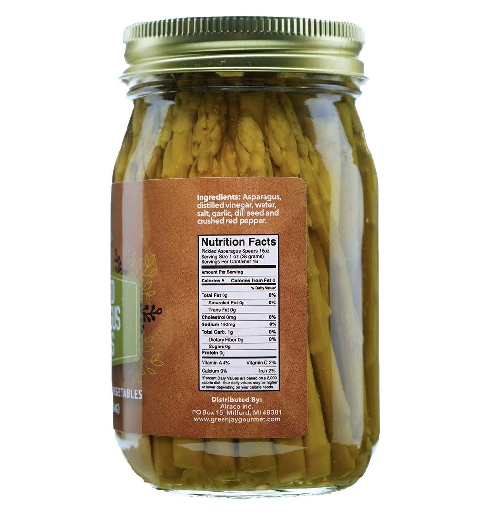 Green Jay Gourmet primer plano de textura crujiente y color natural de las lanzas