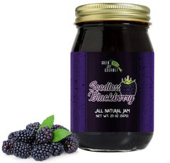 Green Jay Gourmet frasco frontal con etiqueta visible y aspecto natural