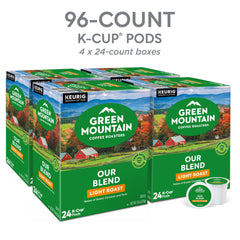 Green Mountain Coffee Roasters taza servida lista para beber con aroma invitante