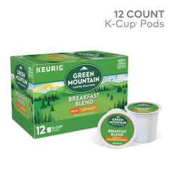 Green Mountain caja de 12 cápsulas lista para usar y almacenar
