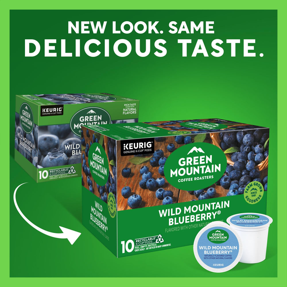 Green Mountain cápsula en primer plano destacando sello K-Cup y calidad consistente