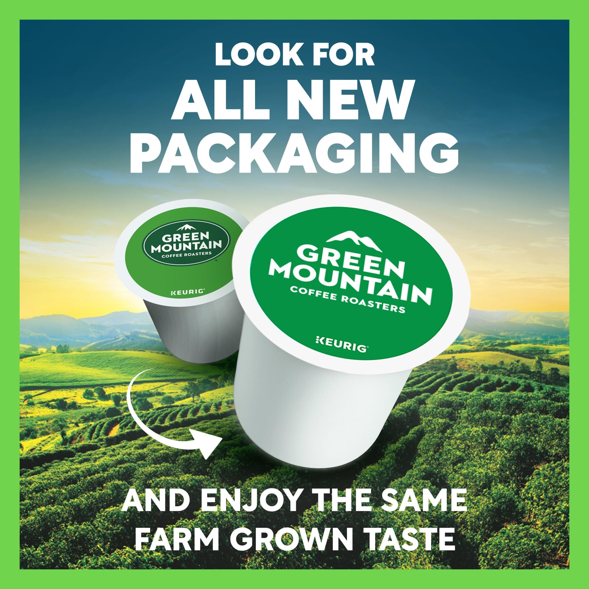 Green Mountain Coffee Roasters cápsula K-Cup individual lista para preparar y cómoda