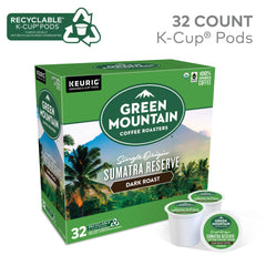Green Mountain detalle de cápsula K-Cup mostrando textura y sellado práctico