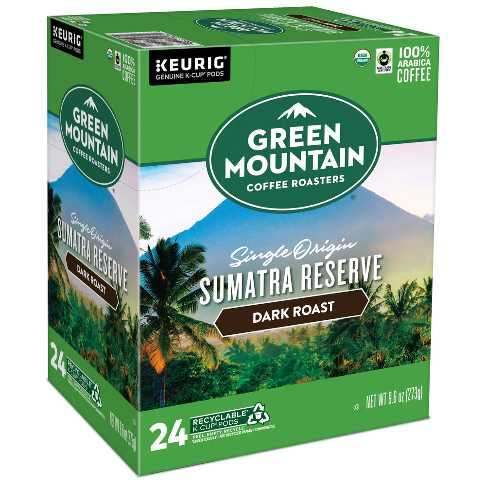 Green Mountain Coffee Roasters cápsulas abiertas mostrando café para extracción consistente