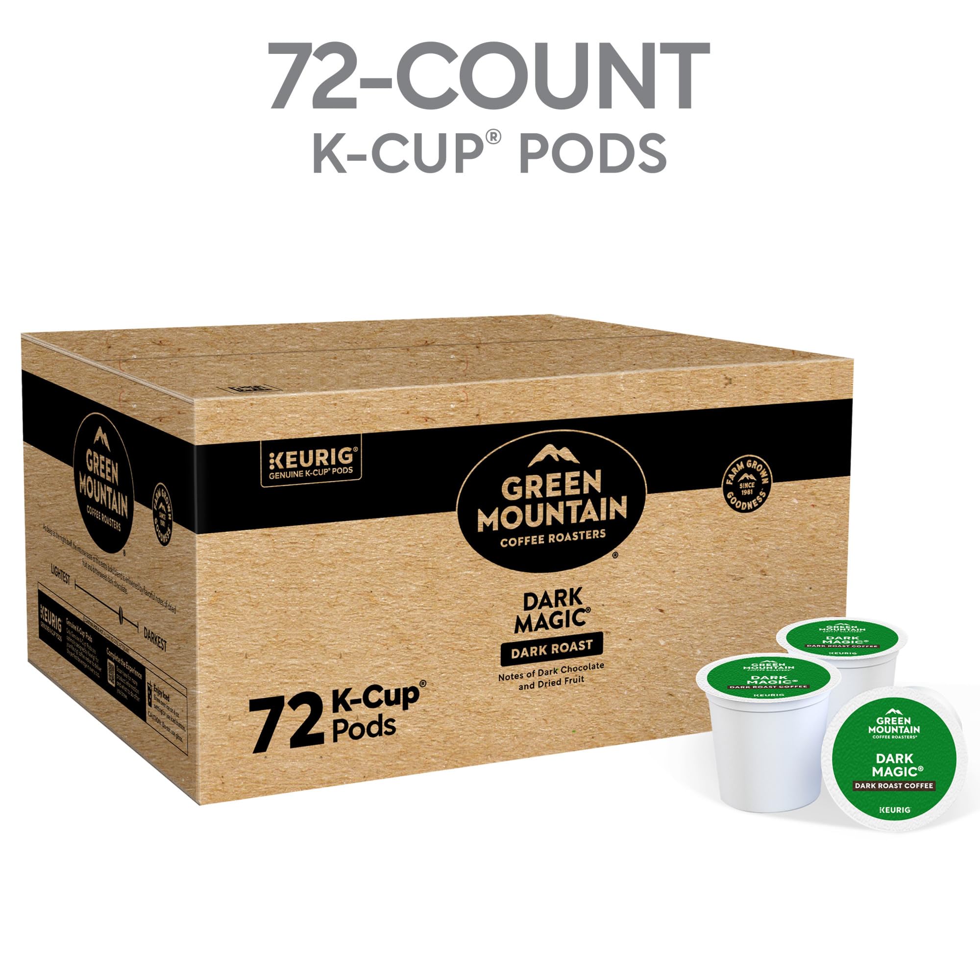 Green Mountain Coffee Roasters molienda de café cercana que destaca riqueza y aroma