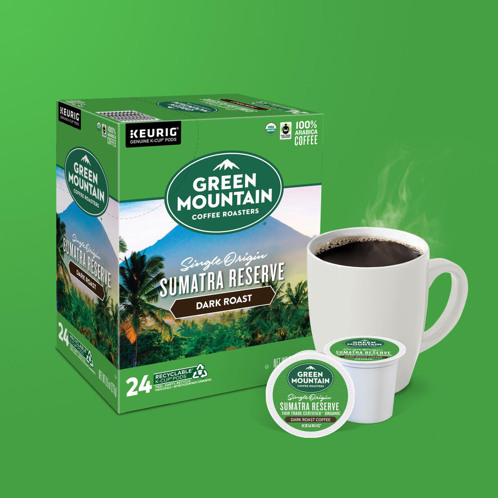 Green Mountain Coffee Roasters etiqueta con certificaciones Fair Trade certidumbre ética