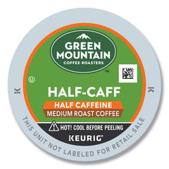 Green Mountain caja frontal de 96 K-Cups mostrando conveniencia y sabor consistente