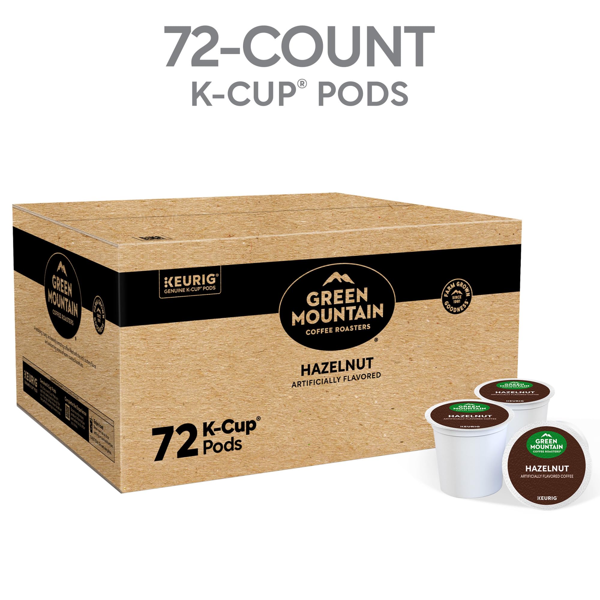 Green Mountain Coffee Roasters taza servida con crema y aroma apetecible