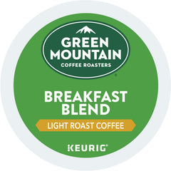 Green Mountain Coffee Roasters cápsula K-Cup en primer plano, conserva frescura y aroma
