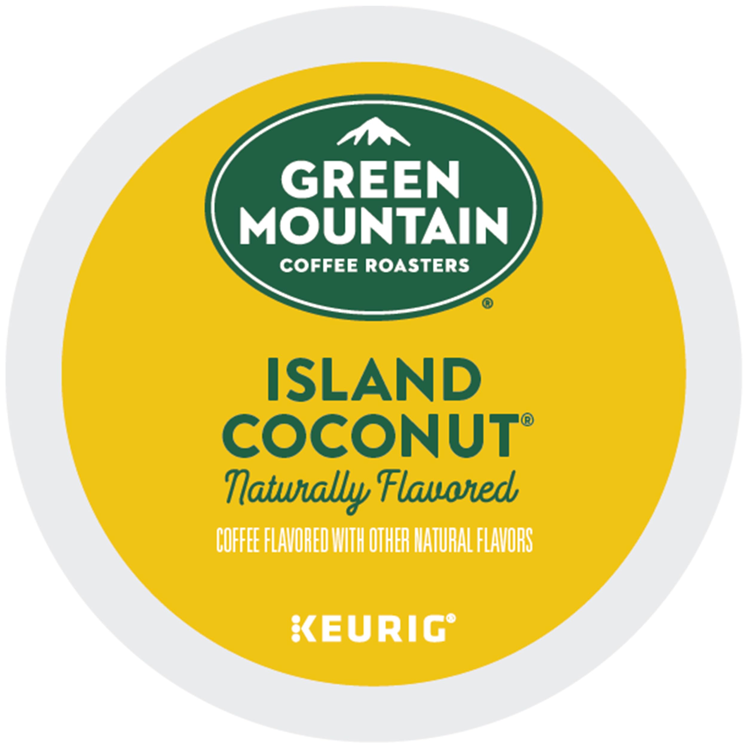 Green Mountain Coffee Roasters detalle de la etiqueta con información de tueste claro