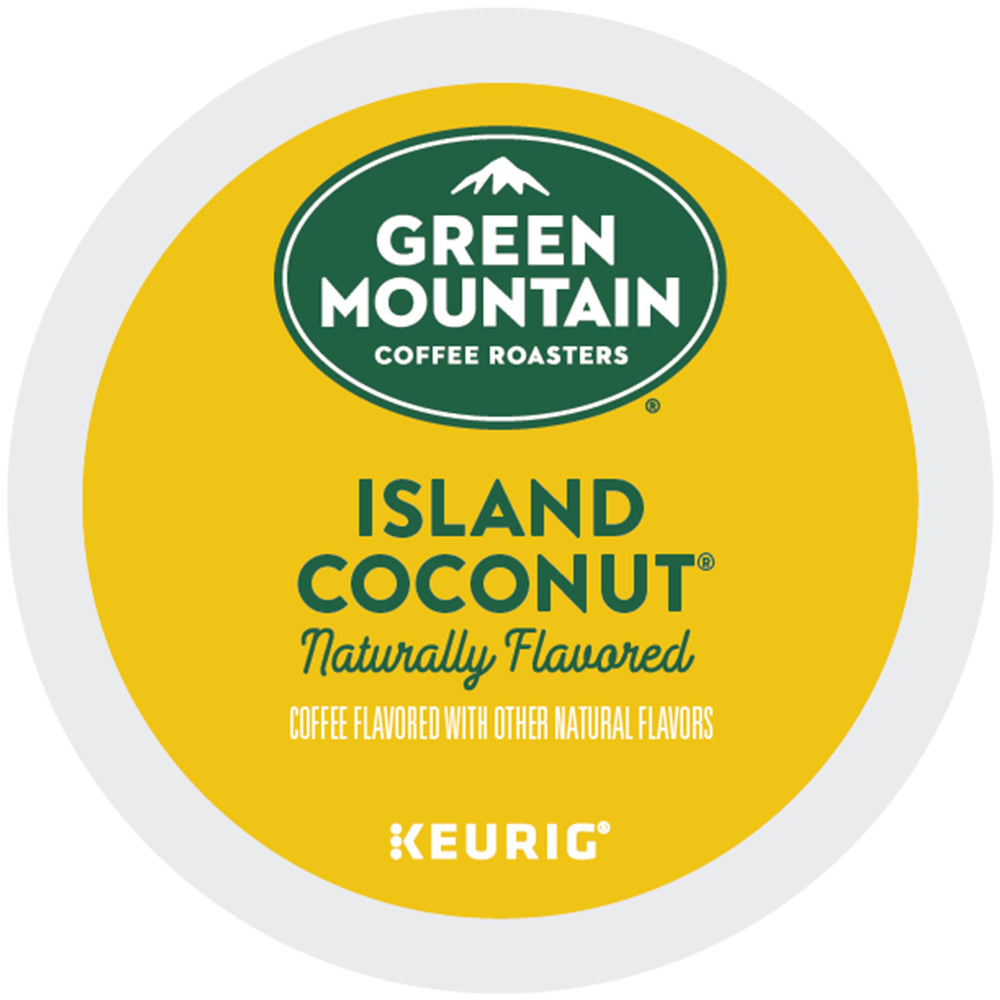 Green Mountain Coffee Roasters detalle de la etiqueta con información de tueste claro