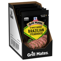 Grill Mates bolsa frontal mostrando la porción lista para usar y conveniencia