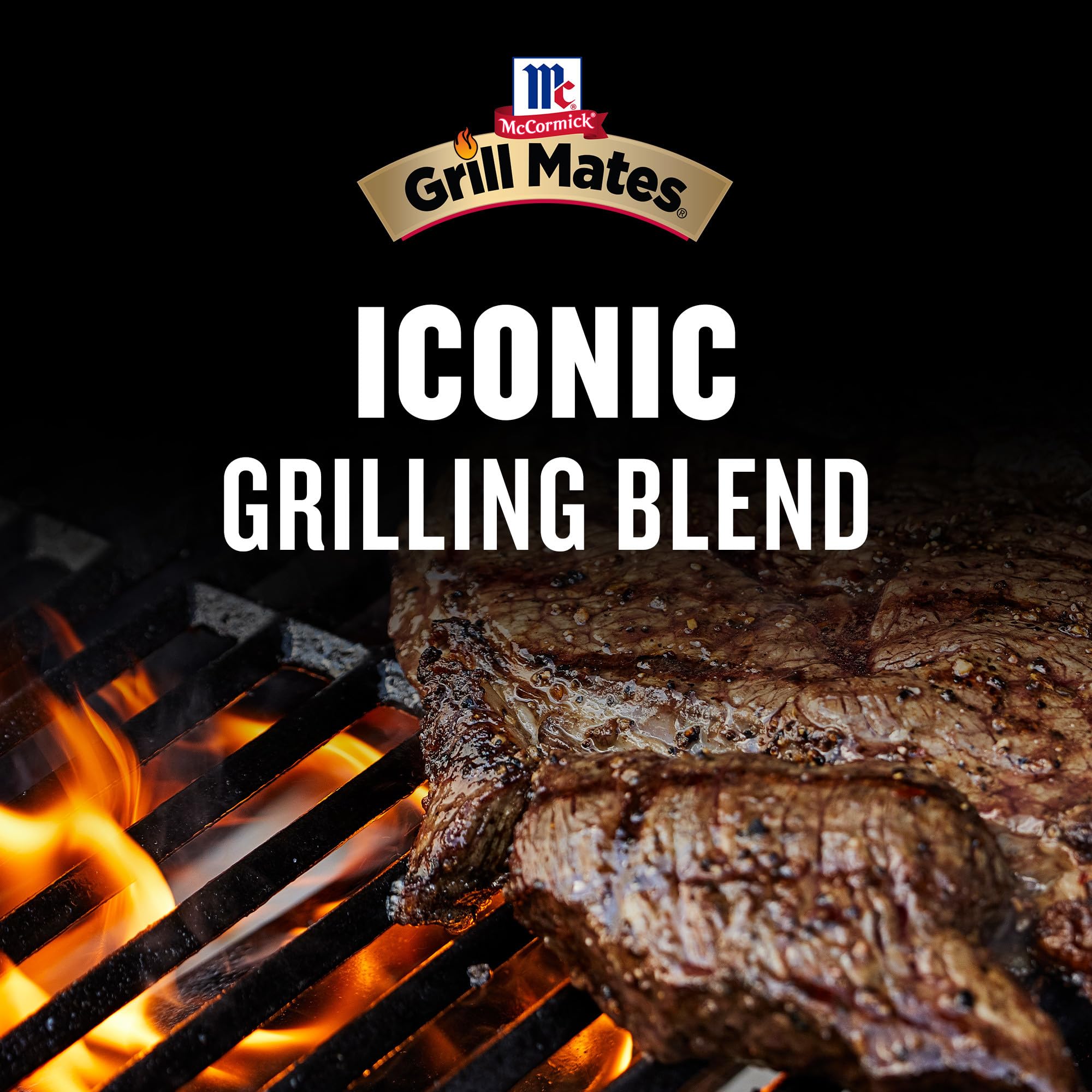 Grill Mates comparación de tamaño del sobre y pack, ideal para almacenamiento