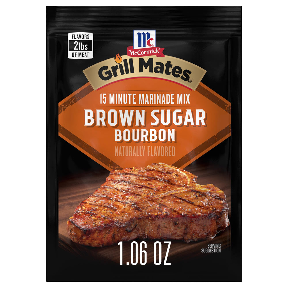 Grill Mates primer plano azúcar moreno como ingrediente principal y brillo
