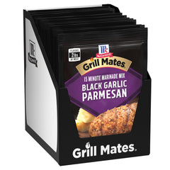 Grill Mates frente del empaque mostrando la marca y conveniencia