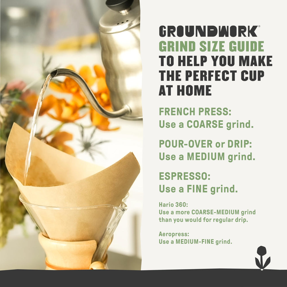 Groundwork etiqueta con certificaciones orgánicas y kosher claras