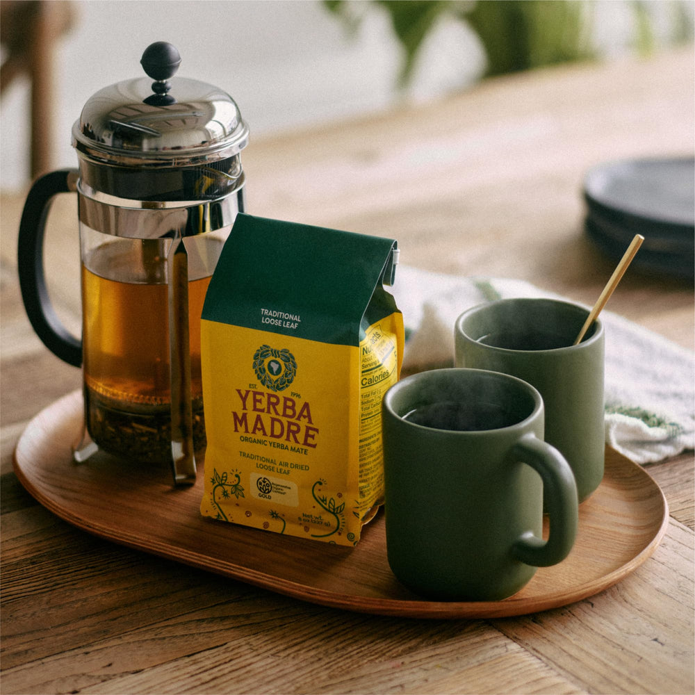 Guayaki paquete abierto con hojas para visualizar contenido y cantidad