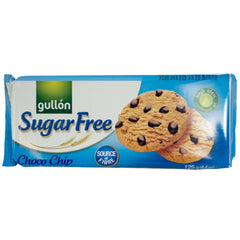 Gullon frontal del envase pack de 4, formato práctico y sabor choco sin azúcar