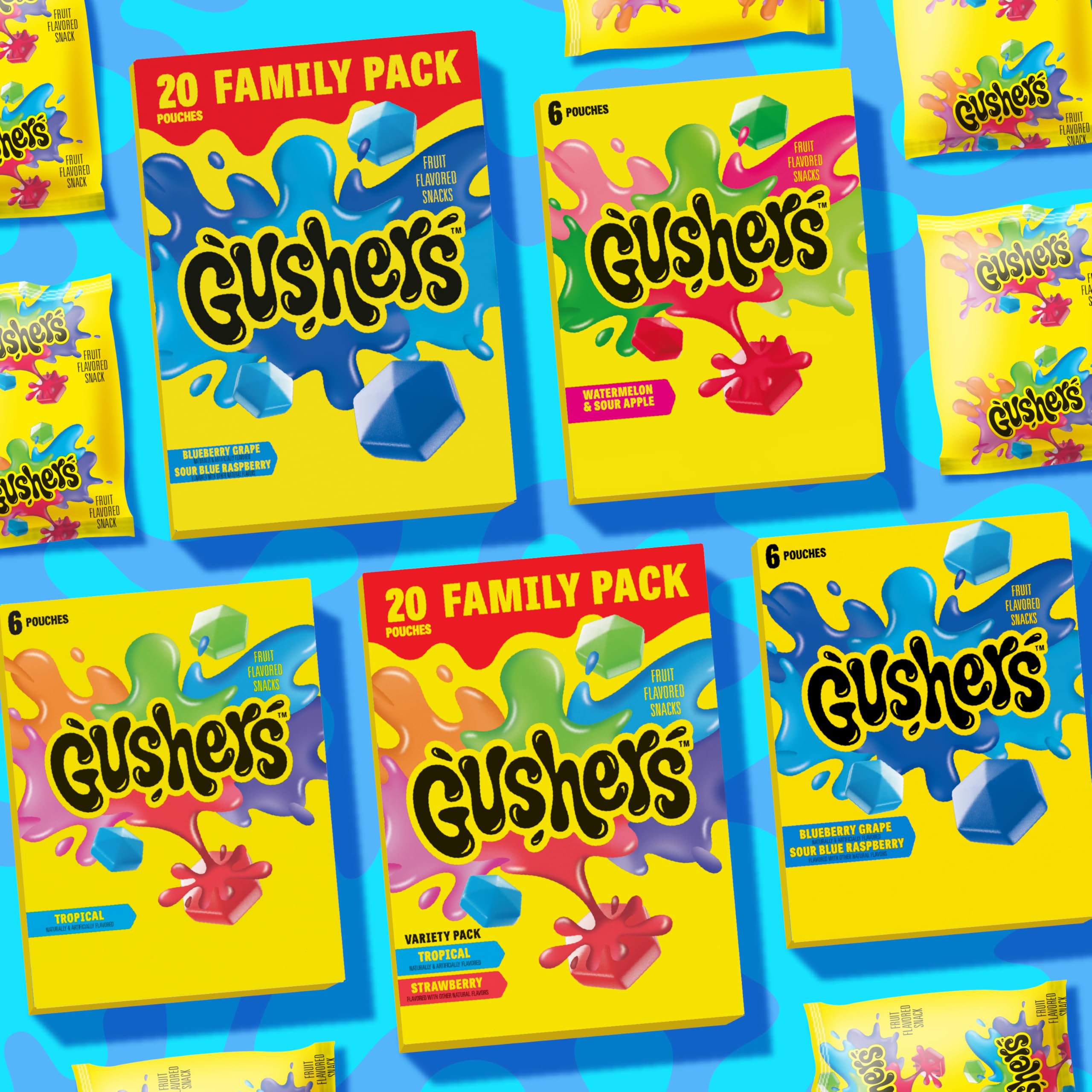 Gushers etiqueta sin gluten destacada para opciones dietéticas