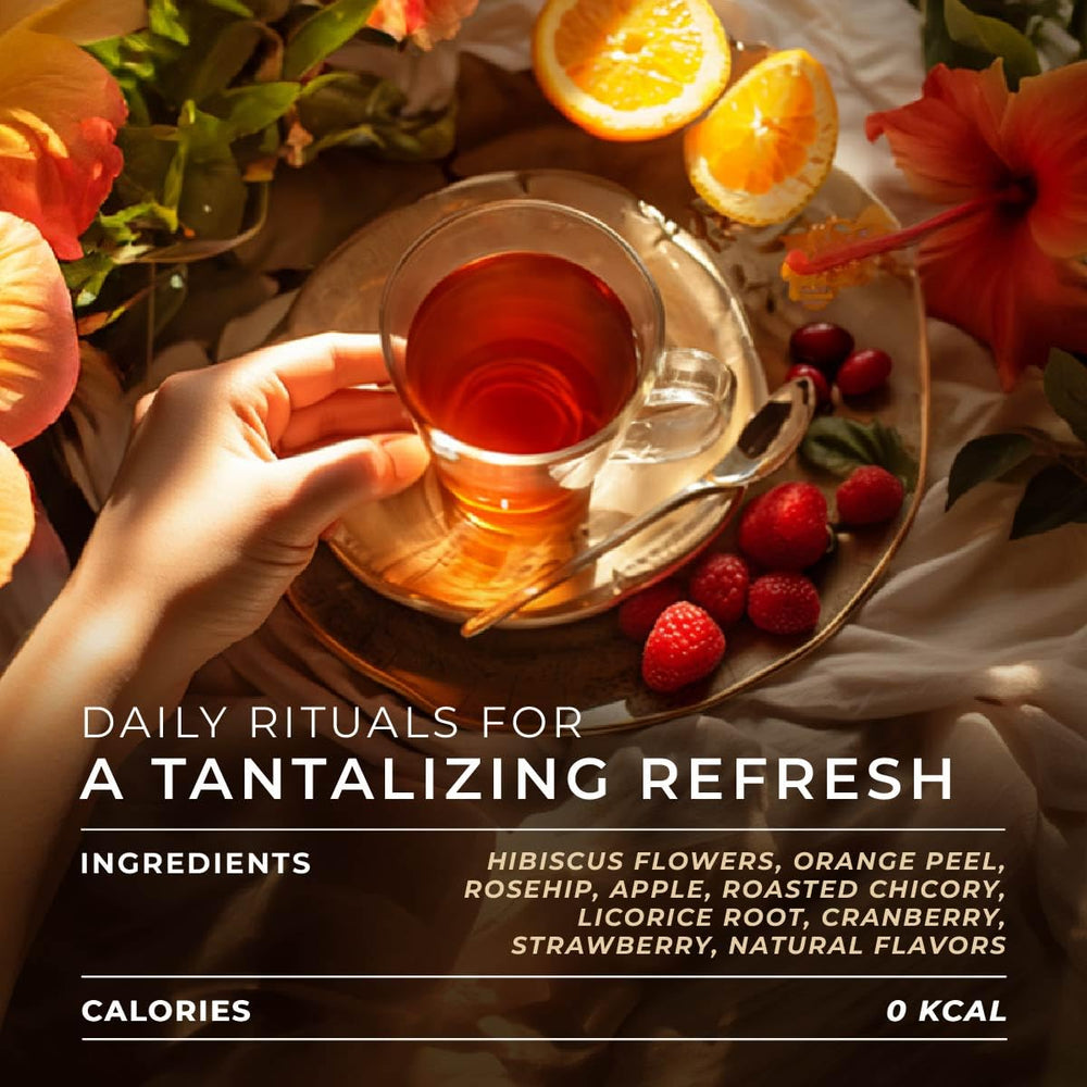 Gya Tea Co taza humeante de Berry Bliss, infusión caliente reconfortante