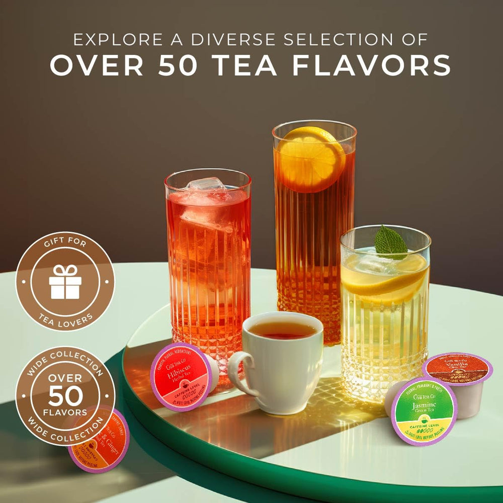 Gya Tea Co caja envuelta como regalo, presentación atractiva para obsequiar