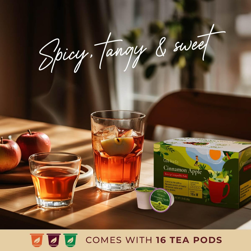 Gya Tea Co empaque de 16 unidades ideal para almacenamiento prolongado