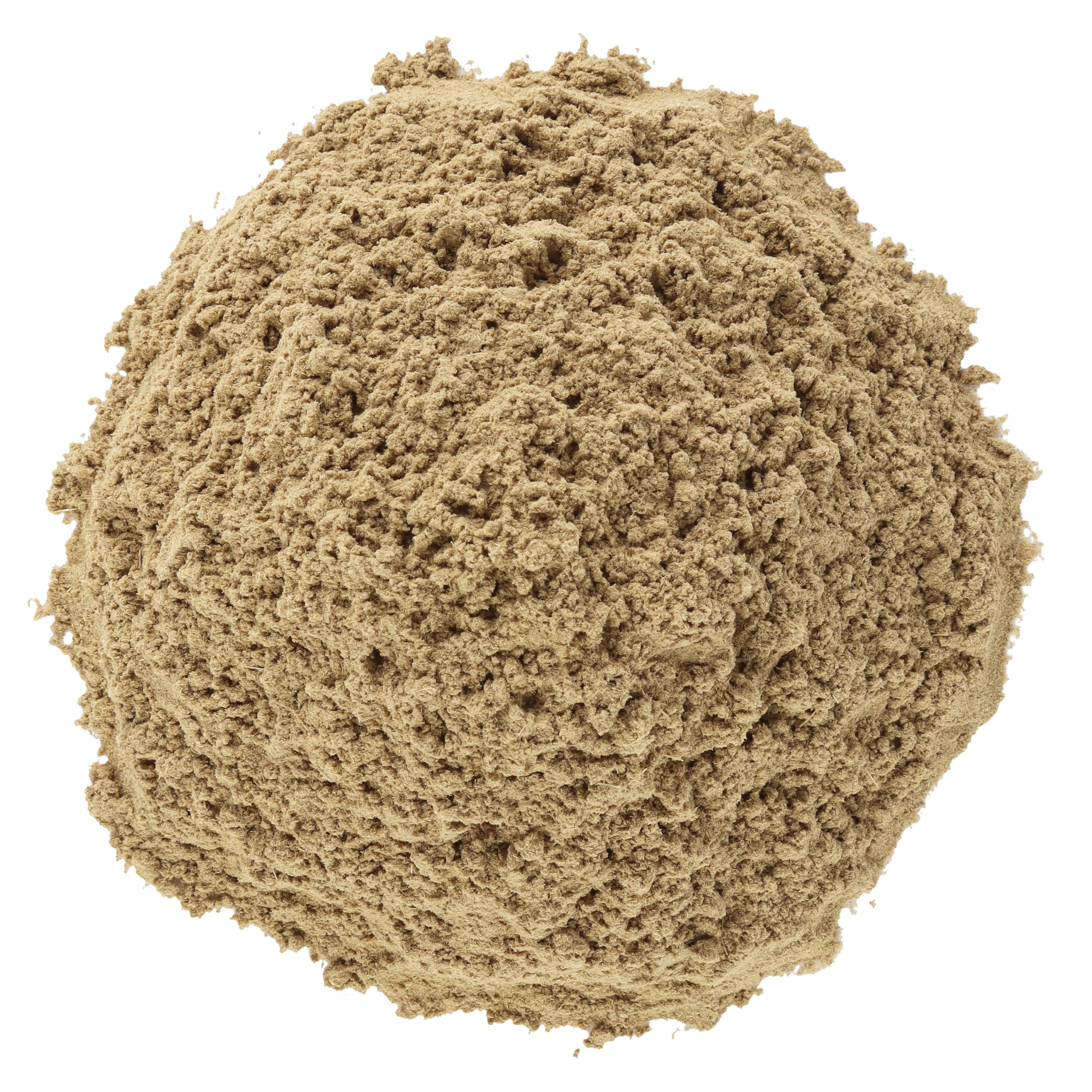 Halo Naturals primer plano de la textura fina del polvo que facilita mezclas homogéneas