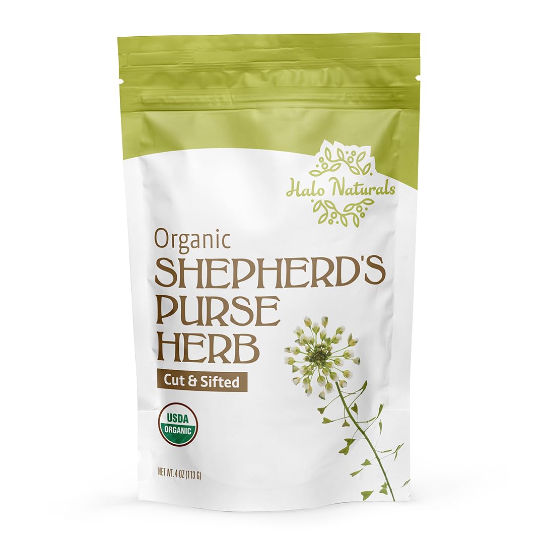Halo Naturals bolsa resellable abierta lista para un almacenamiento seguro