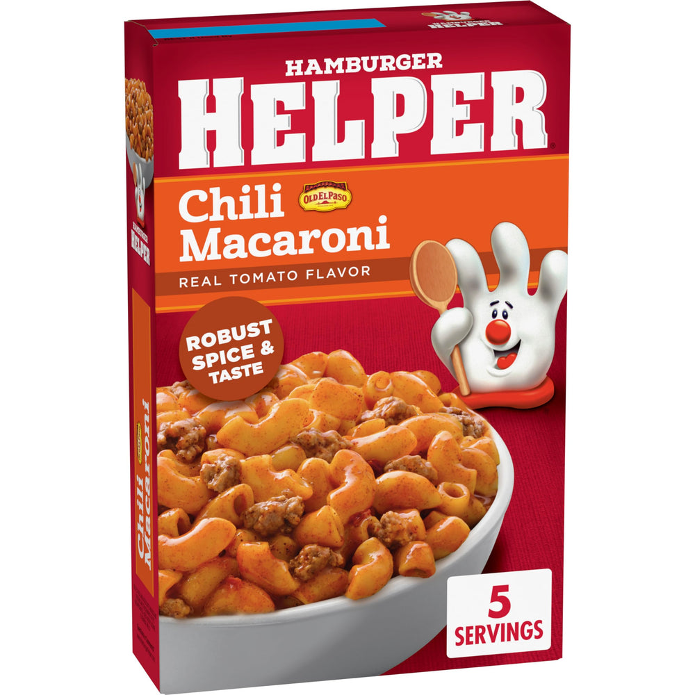 Hamburger Helper detalle de salsa con queso real para sabor cremoso