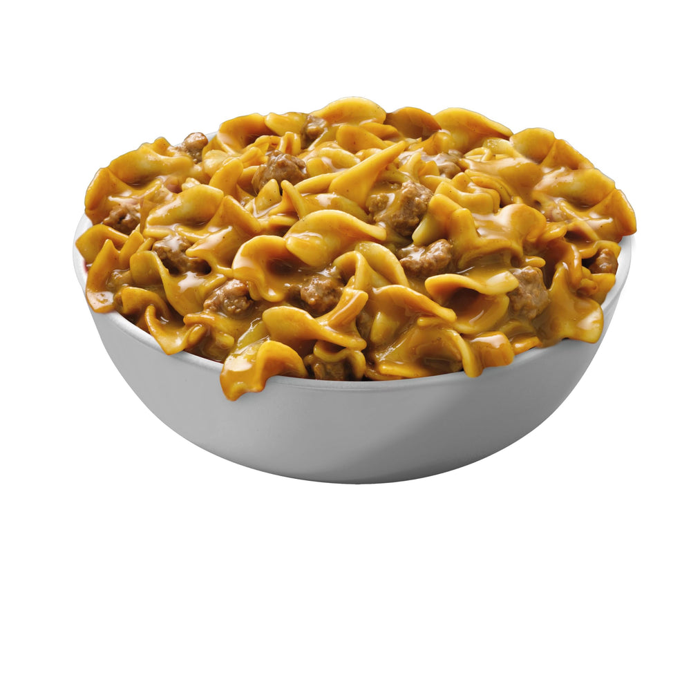 Hamburger Helper ingredientes añadidos junto a caja, opciones para personalizar