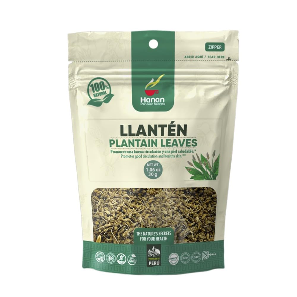 Hanan llantén paquete al frente, muestra conservación y facilidad de uso