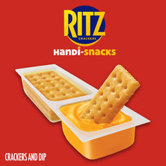 Handi-Snacks RITZ textura de las galletas RITZ, crujiente y mantecosa