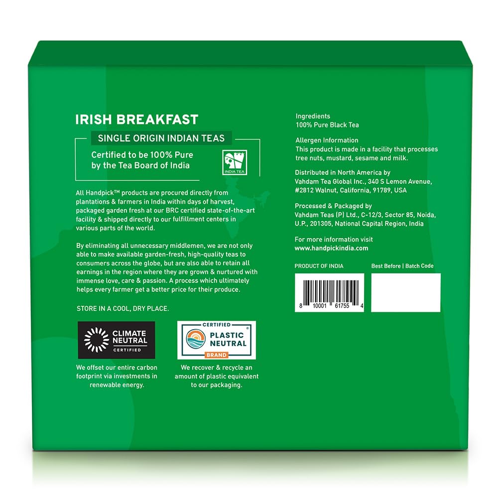 HANDPICK escena de desayuno con taza y caja, inspirando consumo diario consciente