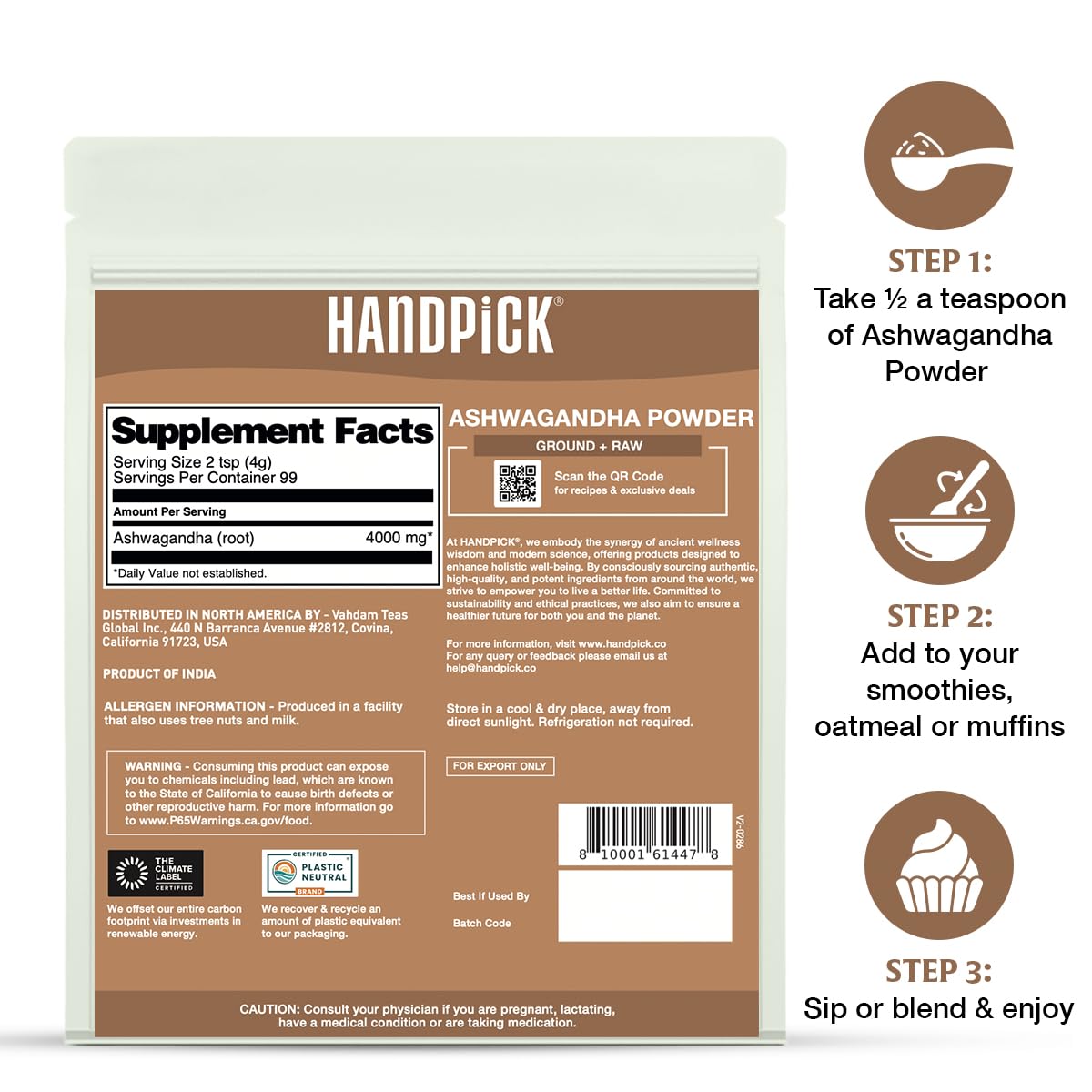 HANDPICK escena de cocina con producto incorporado en receta